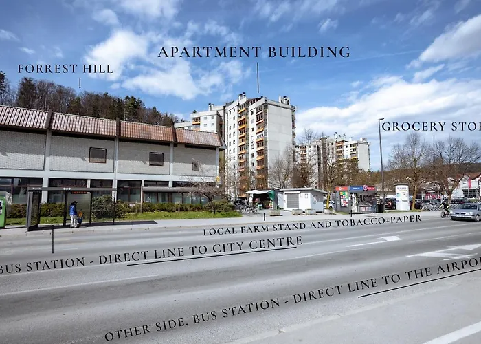 Elegant 1-bedroom Near Hill Forest * Ljubljana